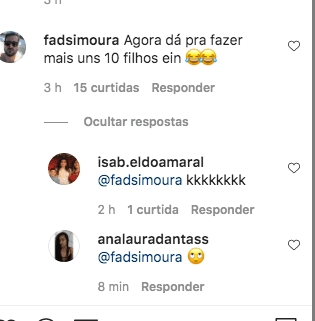 Seguidores repercutem (Foto: Reprodução) Seguidores repercutem (Foto: Reprodução)
