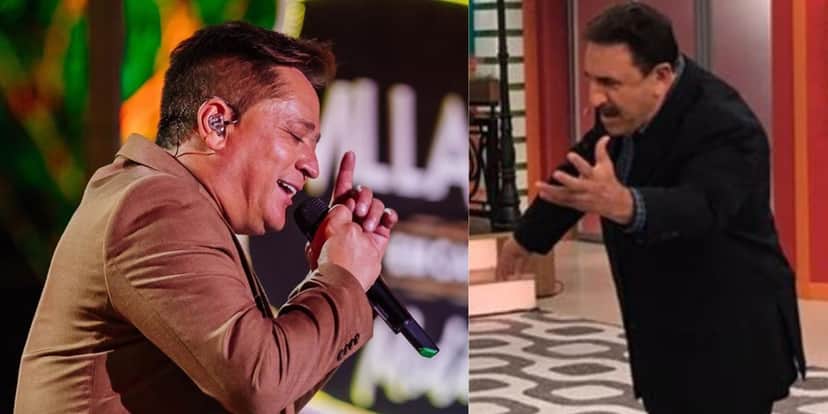 Leonardo divertiu Ratinho (Foto: Reprodução/Instagram) Leonardo divertiu Ratinho (Foto: Reprodução/Instagram)