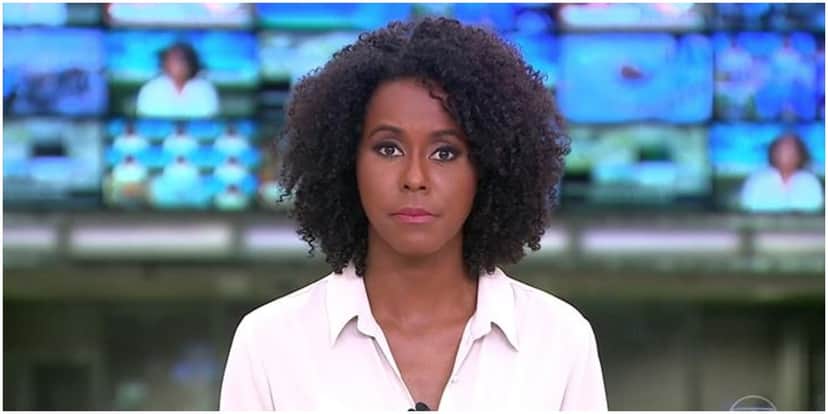 A jornalista Maju Coutinho surpreendeu na Globo - Foto: Reprodução A jornalista Maju Coutinho surpreendeu na Globo - Foto: Reprodução