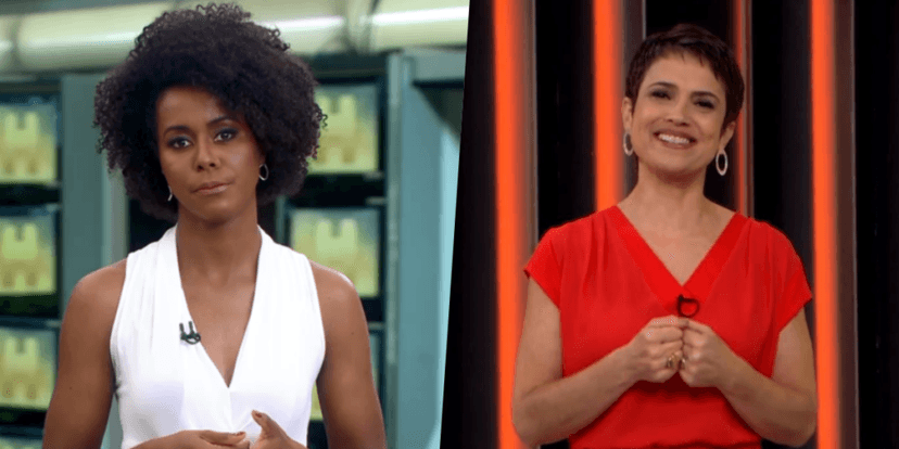Sandra Annenberg e Maju viram alvo (Foto montagem: TV Foco) Sandra Annenberg e Maju viram alvo (Foto montagem: TV Foco)
