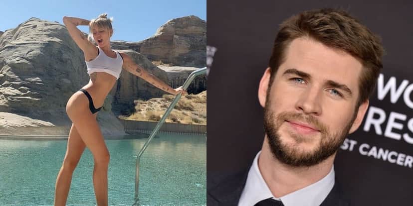 Miley Cyrus e Liam Hemsworth (Foto: Reprodução) Miley Cyrus e Liam Hemsworth (Foto: Reprodução)
