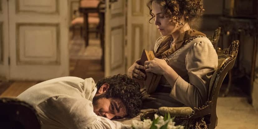 Dom Pedro (Caio Castro) tenta reconquistar Leopoldina (Letícia Colin) em Novo Mundo (Foto: Globo/Maurício Fidalgo) Dom Pedro (Caio Castro) tenta reconquistar Leopoldina (Letícia Colin) em Novo Mundo (Foto: Globo/Maurício Fidalgo)