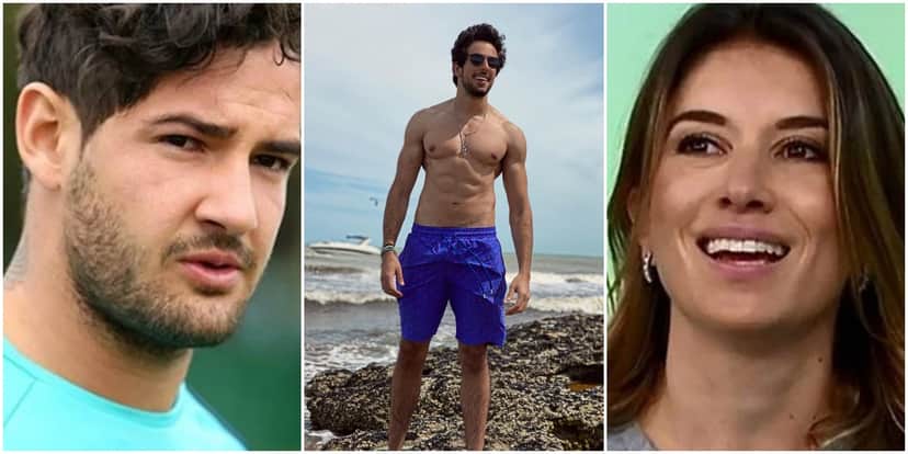 Julinho Casares postou foto ao lado de Pato, marido de Rebeca Abravanel (Reprodução) Julinho Casares postou foto ao lado de Pato, marido de Rebeca Abravanel (Reprodução)