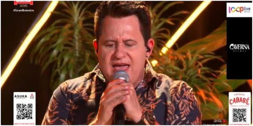 Marrone organizou uma live sem a presença de Bruno e soltou a voz impressionando todo mundo (Foto: Reprodução) Marrone organizou uma live sem a presença de Bruno e soltou a voz impressionando todo mundo (Foto: Reprodução)