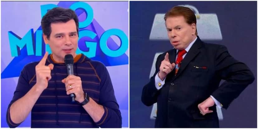 Celso Portiolli e Silvio Santos (Foto: Reprodução) Celso Portiolli e Silvio Santos (Foto: Reprodução)
