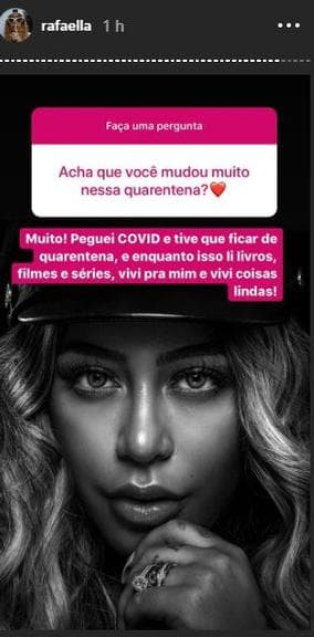 Rafaella Santos contou que foi infectada pelo Coronavírus (Foto: Reprodução/ Instagram) Rafaella Santos contou que foi infectada pelo Coronavírus (Foto: Reprodução/ Instagram)