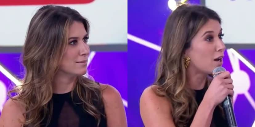 Rebeca Abravanel, esposa de Pato, publicou imagem do programa de Silvio Santos (Foto: Reprodução/SBT) Rebeca Abravanel, esposa de Pato, publicou imagem do programa de Silvio Santos (Foto: Reprodução/SBT)