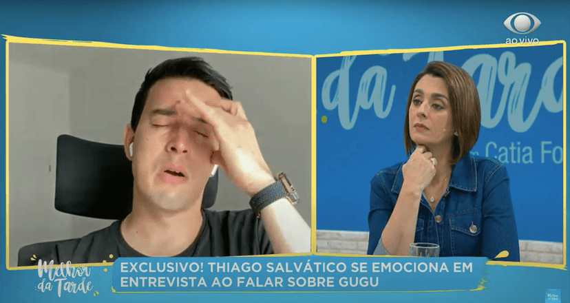 Thiago Salvático voltou a falar sobre a relação com Gugu (Foto: reprodução/Youtube) Thiago Salvático voltou a falar sobre a relação com Gugu (Foto: reprodução/Youtube)