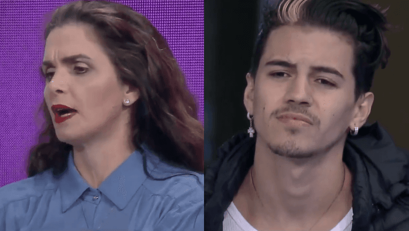 A Fazenda Luiza criticou Biel ao vivo no reality show da Record TV apresentado por Marcos Mion (Foto: Reprodução) A Fazenda Luiza criticou Biel ao vivo no reality show da Record TV apresentado por Marcos Mion (Foto: Reprodução)