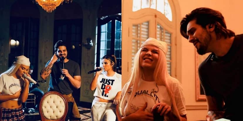 Em live, Luísa Sonza ganha apoio de Luan Santana (Foto: Reprodução/Instagram) Em live, Luísa Sonza ganha apoio de Luan Santana (Foto: Reprodução/Instagram)