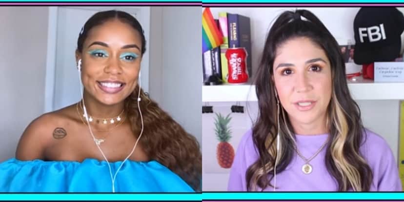 Foquinha entrevista MC Rebecca e cantora fala sobre relacionamento aberto (Foto: Reprodução/YouTuber) Foquinha entrevista MC Rebecca e cantora fala sobre relacionamento aberto (Foto: Reprodução/YouTuber)