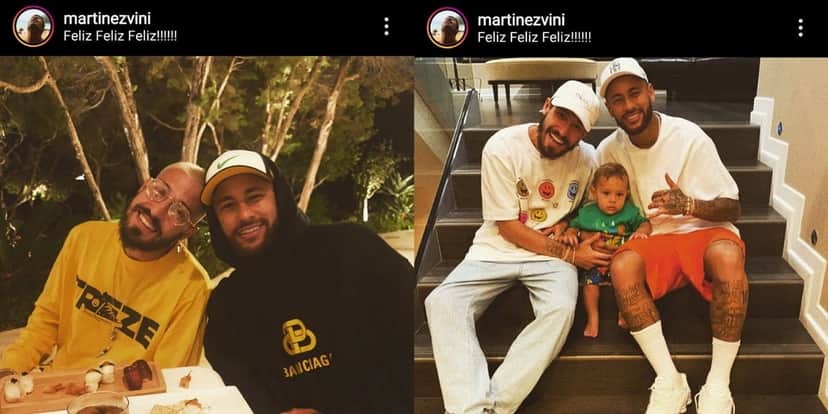 Marido de Carol Dantas se declara para Neymar em publicação (Foto: Reprodução/Instagram) Marido de Carol Dantas se declara para Neymar em publicação (Foto: Reprodução/Instagram)