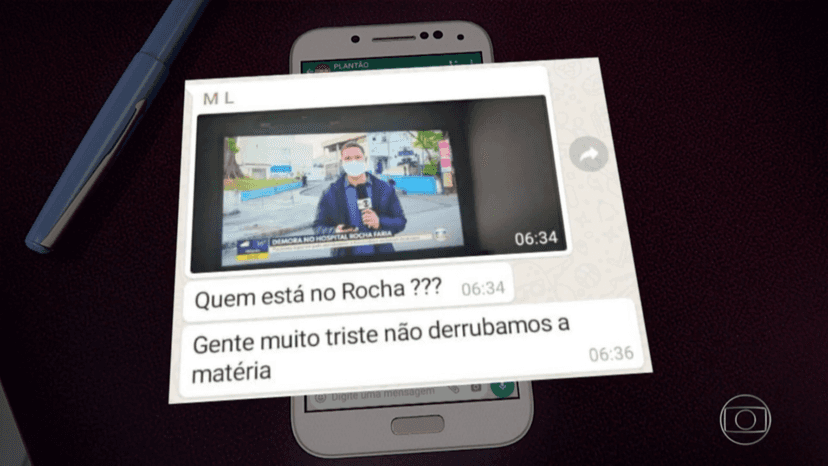 Captura da matéria do Jornal Nacional (Foto: Reprodução/ Globoplay) Captura da matéria do Jornal Nacional (Foto: Reprodução/ Globoplay)