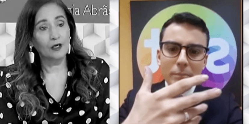 Sonia Abrão e o jornalista do SBT (Foto: Montagem) Sonia Abrão e o jornalista do SBT (Foto: Montagem)
