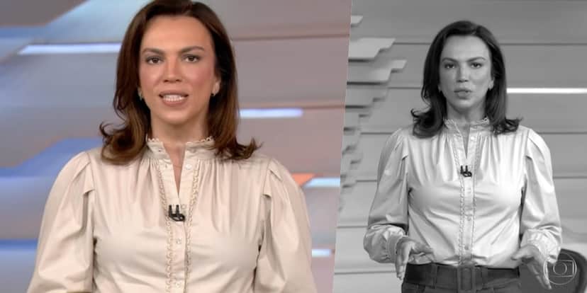 Ana Paula Araújo iniciou o 'Bom Dia Brasil' com uma bomba (Foto: reprodução/Globo) Ana Paula Araújo iniciou o 'Bom Dia Brasil' com uma bomba (Foto: reprodução/Globo)