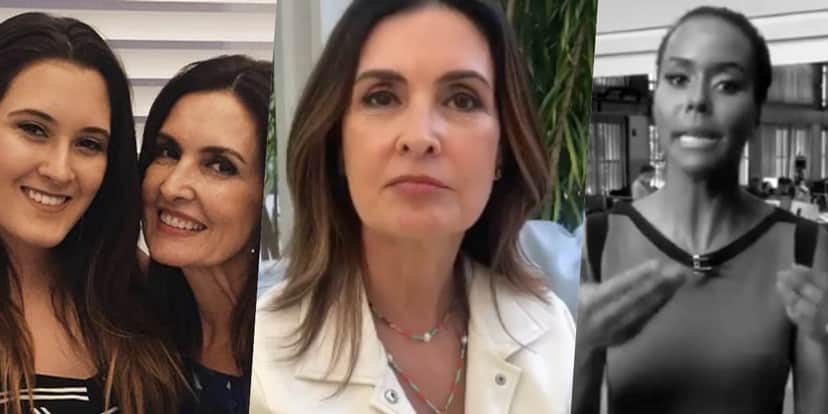 Fátima Bernardes, Bia Bonemer e Maju Coutinho (Foto: reprodução) Fátima Bernardes, Bia Bonemer e Maju Coutinho (Foto: reprodução)