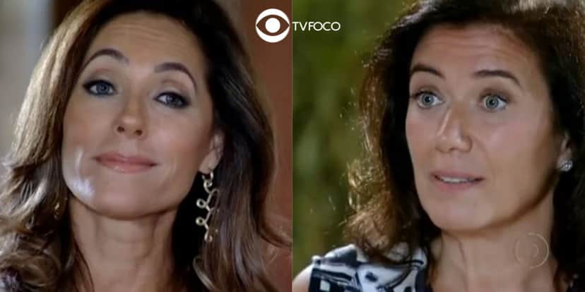 Fotomontagem de Tereza Cristina e Griselda de Fina Estampa Fotomontagem de Tereza Cristina e Griselda de Fina Estampa