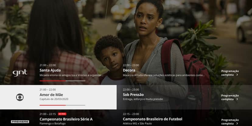 Globoplay passa a oferecer canais da Globosat (Foto: Divulgação/Globo) Globoplay passa a oferecer canais da Globosat (Foto: Divulgação/Globo)