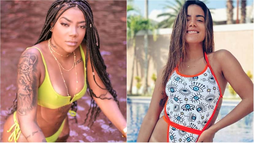 Anitta foi acusada de cometer racismo contra Ludmilla (Foto: Reprodução/ Montagem/ TV Foco) Anitta foi acusada de cometer racismo contra Ludmilla (Foto: Reprodução/ Montagem/ TV Foco)