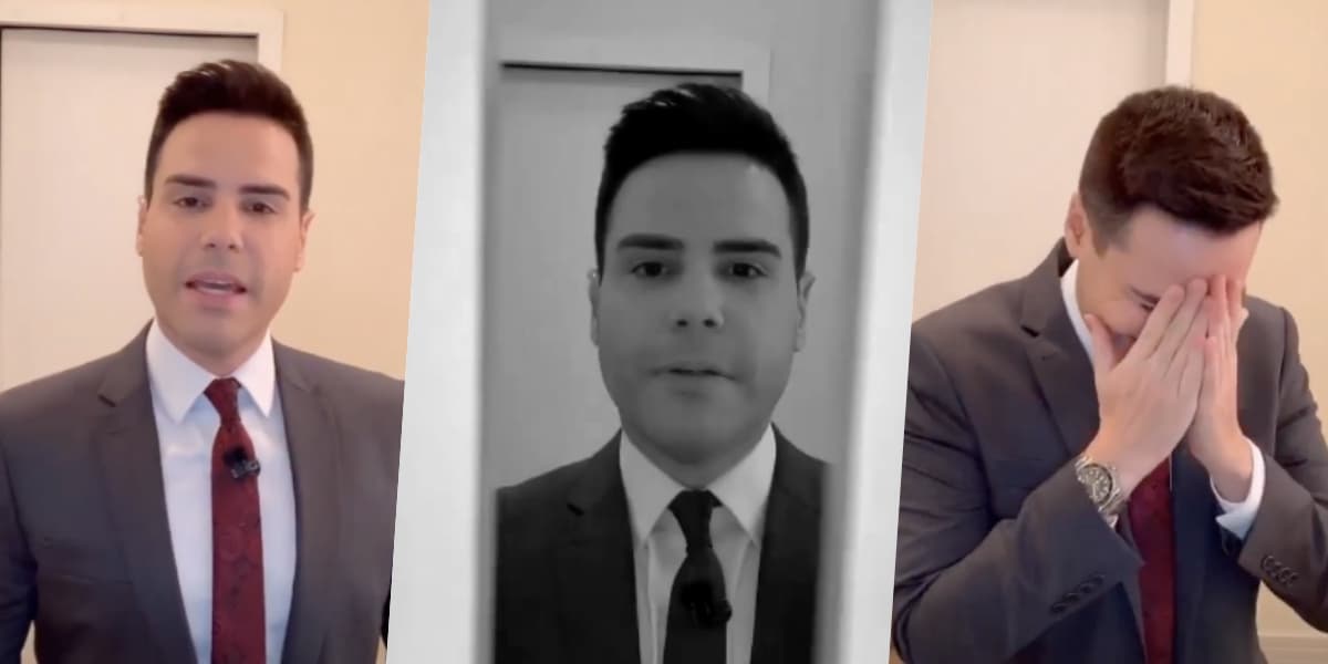 Luiz Bacci surpeendeu os telespectadores com uma bomba (Foto: reprodução/Instagram) Luiz Bacci surpeendeu os telespectadores com uma bomba (Foto: reprodução/Instagram)