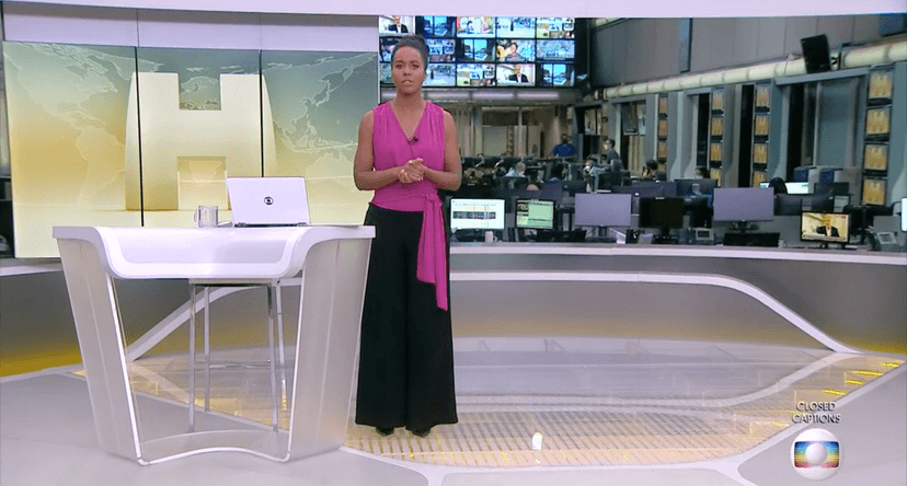 Maju Coutinho no 'Jornal Hoje' (Foto: reprodução/Globo) Maju Coutinho no 'Jornal Hoje' (Foto: reprodução/Globo)