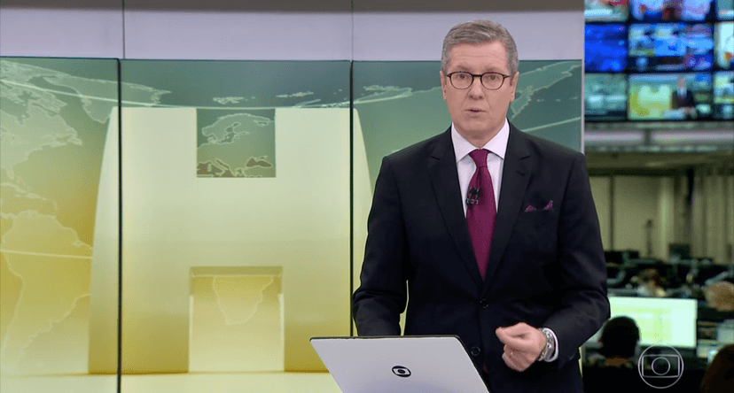 Márcio Gomes no 'Jornal Hoje' (Foto: reprodução/Globo) Márcio Gomes no 'Jornal Hoje' (Foto: reprodução/Globo)