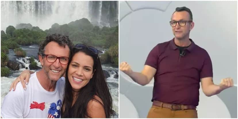 Neto e a esposa, Sandra Nicolau (Reprodução) Neto e a esposa, Sandra Nicolau (Reprodução)