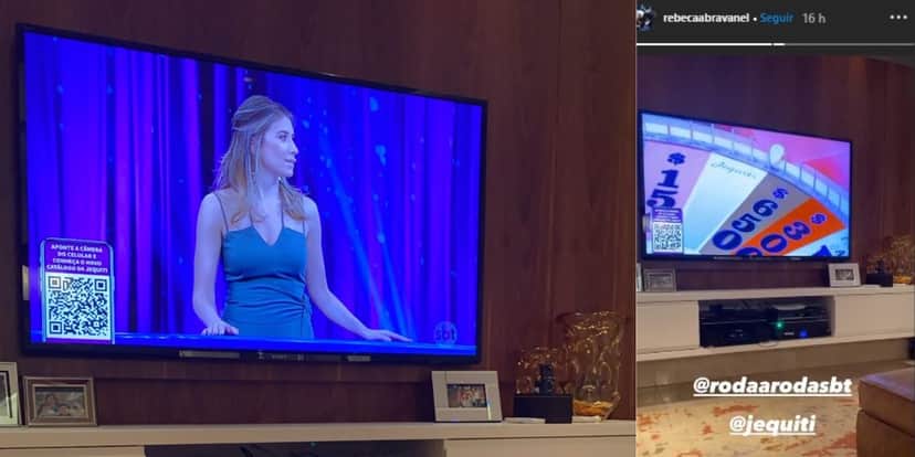 Rebeca Abravanel está com saudade do "Roda a Roda Jequiti" (Foto: Reprodução/Instagram) Rebeca Abravanel está com saudade do "Roda a Roda Jequiti" (Foto: Reprodução/Instagram)
