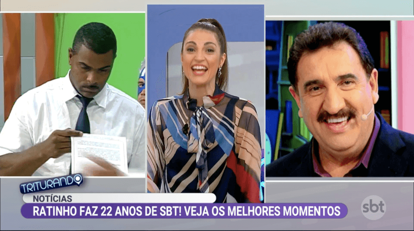 Triturando homenageia 22 anos do programa de Carlos Massa no SBT (Foto: Reprodução) Triturando homenageia 22 anos do programa de Carlos Massa no SBT (Foto: Reprodução)