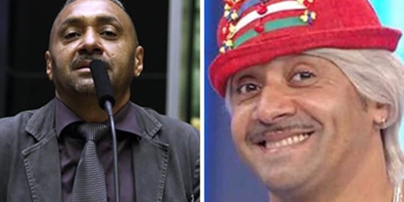 Tiririca teve boatos de caso com Geisy Arruda no passado (Foto: Montagem) Tiririca teve boatos de caso com Geisy Arruda no passado (Foto: Montagem)