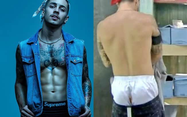 Biel sujou a cueca branca e deu o que falar na Fazenda 12 Biel sujou a cueca branca e deu o que falar na Fazenda 12