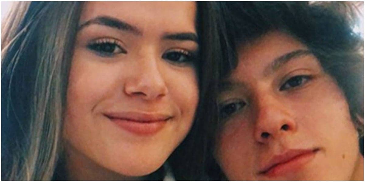 A apresentadora Maisa pediu beijo ao namorado - Foto: Reprodução A apresentadora Maisa pediu beijo ao namorado - Foto: Reprodução