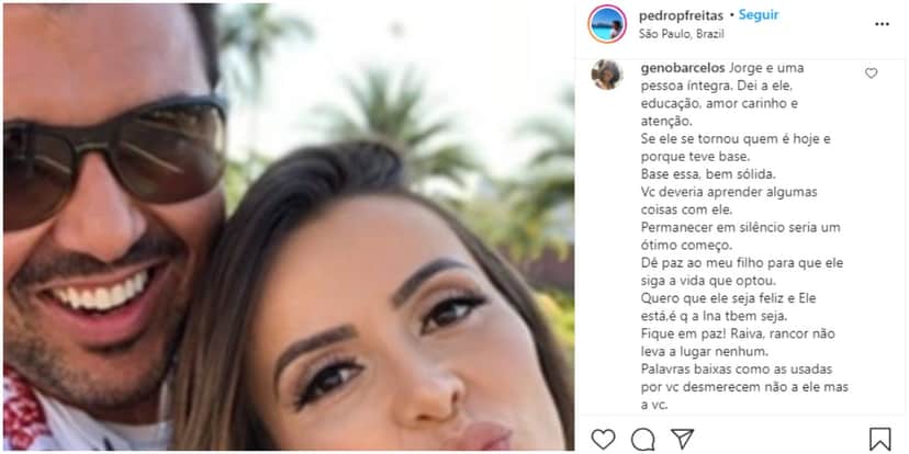 Mãe de Jorge intervém após o filho ser ridicularizado por ex-marido da atual namorada (Foto: Reprodução) Mãe de Jorge intervém após o filho ser ridicularizado por ex-marido da atual namorada (Foto: Reprodução)