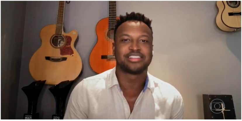 Thiaguinho falou sobre nome artístico e tempo no Exaltasamba (Foto: Reprodução) Thiaguinho falou sobre nome artístico e tempo no Exaltasamba (Foto: Reprodução)