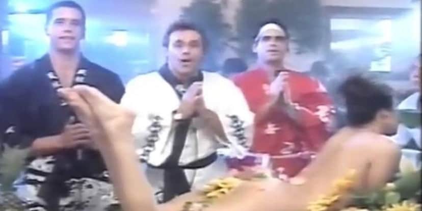 Márcio Garcia, Mateus Rocha e Oscar Magrini no polêmico episódio do sushi erótico (Foto: Reprodução/TV Globo) Márcio Garcia, Mateus Rocha e Oscar Magrini no polêmico episódio do sushi erótico (Foto: Reprodução/TV Globo)