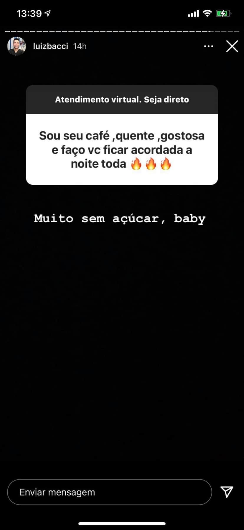 Apresentador usou o tempo livre para responder internautas nas redes sociais (Reprodução: Instagram) Apresentador usou o tempo livre para responder internautas nas redes sociais (Reprodução: Instagram)