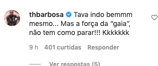 Thiaguinho comenta publicação de Fernanda Souza Thiaguinho comenta publicação de Fernanda Souza