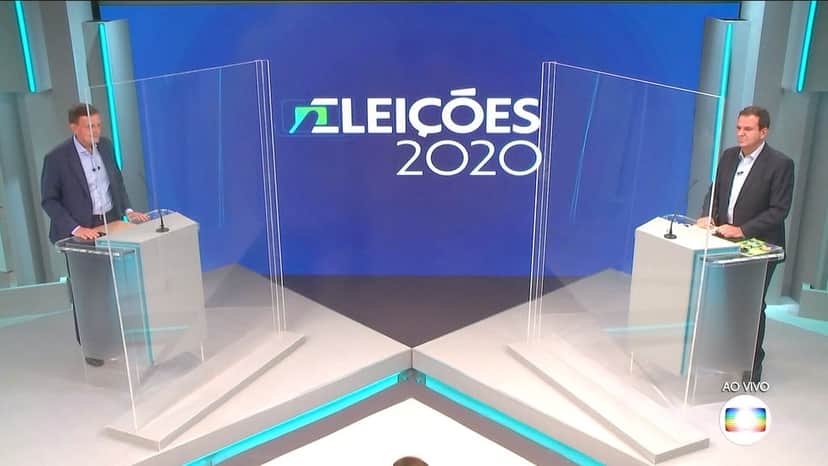 Crivella e Paes se enfrentaram na Globo - Foto: Reprodução Crivella e Paes se enfrentaram na Globo - Foto: Reprodução