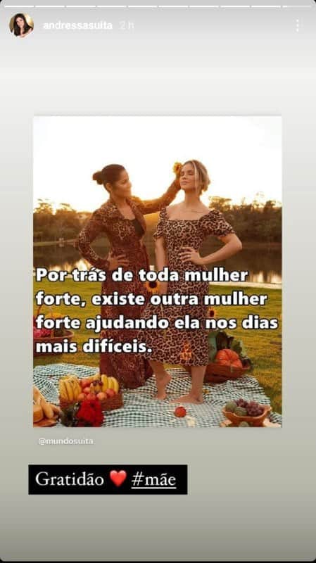 A nova morena resolveu se declarar para a própria mãe (Foto: Reprodução) A nova morena resolveu se declarar para a própria mãe (Foto: Reprodução)
