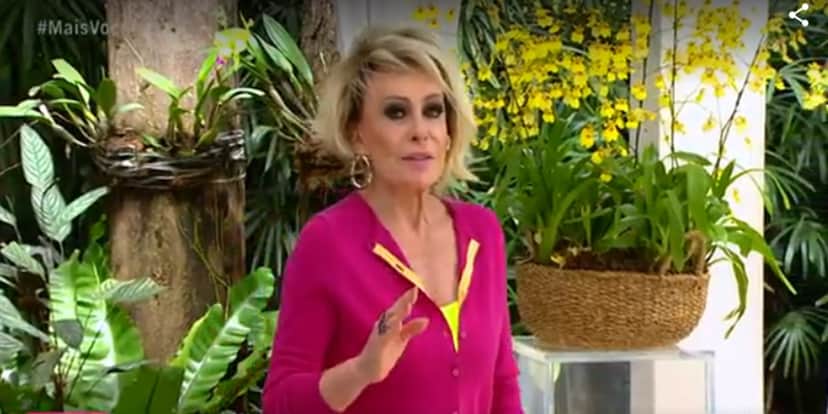 Ana Maria Braga sofreu com falta de retorno ao vivo em seu ponto eletrônico (Foto: Reprodução) Ana Maria Braga sofreu com falta de retorno ao vivo em seu ponto eletrônico (Foto: Reprodução)