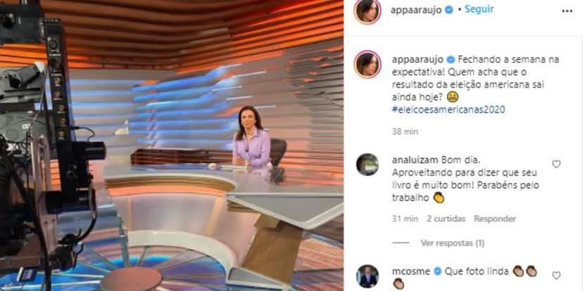 Ana Paula Araújo divulgou post reflexivo (Foto: Reprodução/Instagram) Ana Paula Araújo divulgou post reflexivo (Foto: Reprodução/Instagram)