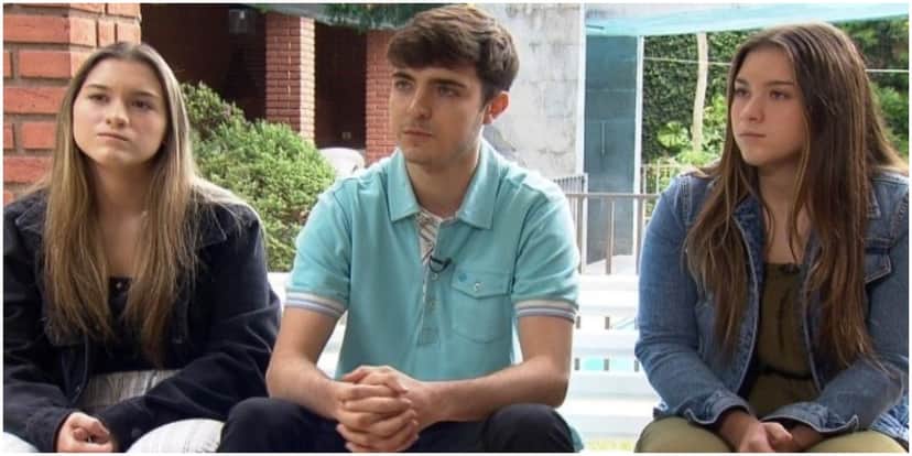 Os filhos de Gugu em entrevista ao Domingo Espetacular - Foto: Reprodução Os filhos de Gugu em entrevista ao Domingo Espetacular - Foto: Reprodução