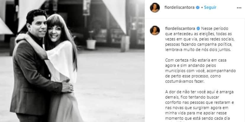 Homenagem de Flordelis ao ex-marido (Foto: Reprodução/Instagram) Homenagem de Flordelis ao ex-marido (Foto: Reprodução/Instagram)
