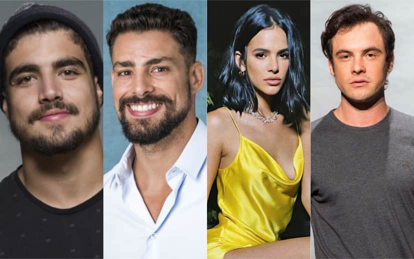 Caio Castro, Cauã Reymond, Bruna Marquezine e Sergio Guizé (Foto: Divulgação) Caio Castro, Cauã Reymond, Bruna Marquezine e Sergio Guizé (Foto: Divulgação)