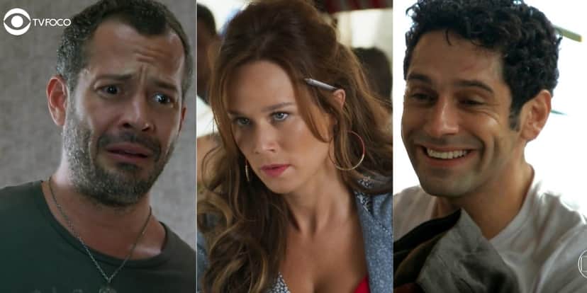 Fotomontagem de Tacinha, Apolo e Beto da novela Haja Coração Fotomontagem de Tacinha, Apolo e Beto da novela Haja Coração
