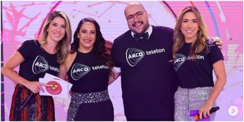 Patrícia Abravanel, Rebeca, Silvia e Thiago Patrícia Abravanel, Rebeca, Silvia e Thiago