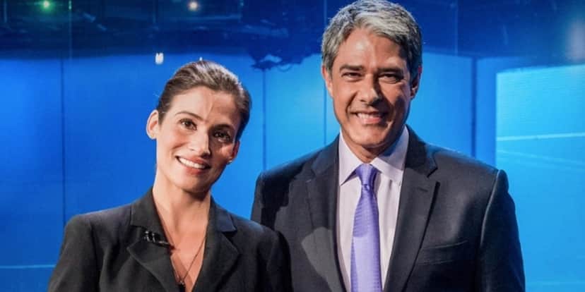 Renata Vasconcellos e William Bonner são âncoras do "Jornal Nacional" (Foto: Divulgação/TV Globo) Renata Vasconcellos e William Bonner são âncoras do "Jornal Nacional" (Foto: Divulgação/TV Globo)