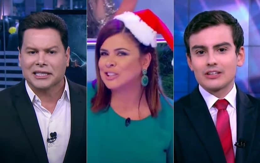Demissão de Marcão, Mara Maravilha e Dudu Camargo (Reprodução) Demissão de Marcão, Mara Maravilha e Dudu Camargo (Reprodução)