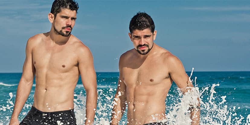 Gêmeos: Tiago Homci e Diego Homci são cotados para o BBB21 (Foto: Reprodução) Gêmeos: Tiago Homci e Diego Homci são cotados para o BBB21 (Foto: Reprodução)