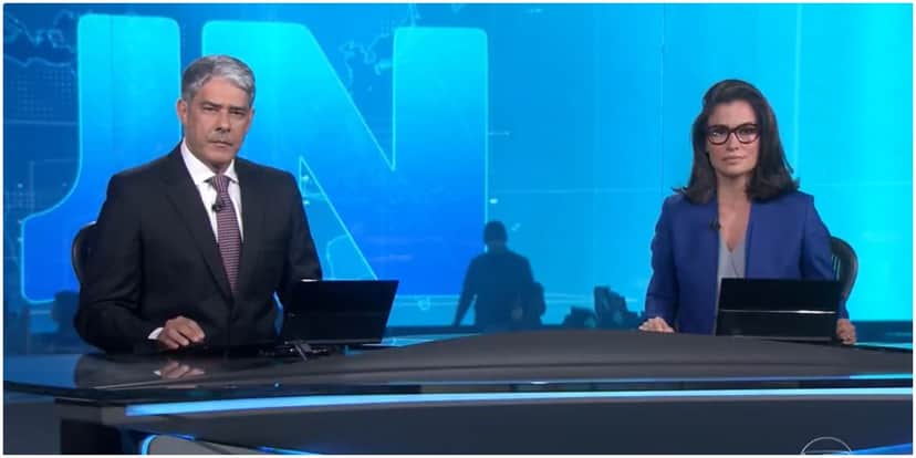 William Bonner e Renata Vasconcellos comandam o Jornal Nacional - Foto: Reprodução William Bonner e Renata Vasconcellos comandam o Jornal Nacional - Foto: Reprodução